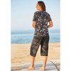 Swim 365 Women's Plus Size Cross-Back Swim Tee - image 3 of 4