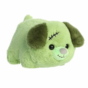 Aurora Medium Zach Zombie Dog Spudsters Spooky Stuffed Animal Green 11" - 1 of 4
