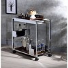 Lisses Serving Cart Chrome - Acme Furniture - 3 of 3