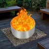 TROPOW 27" Smokeless Portable Fire Pit - Stainless Steel Outdoor Fireplace with Flame Cutout for Camping/Backyard - 4 of 4