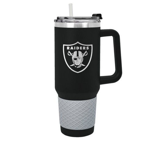 Officially Licensed NFL Raiders 30oz Twist Travel Tumbler w/Metal Logo