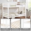 Kumasinova Bunk Bed with Thick Posts,Wood Bunk Bed with Ladder,High Guardrail for Kids Teens Bedroom,No Box Spring Needed - 4 of 4