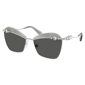 Swarovski SK 7040 4001AL Womens Butterfly Sunglasses Silver 57mm - 1 of 3