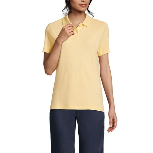 Lands' End School Uniform Women's Short Sleeve Feminine Fit Mesh Polo ...