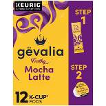 Gevalia Kaffe Mocha Latte Espresso Roast Coffee Single Serve Pods - 12ct