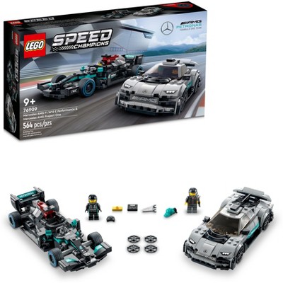 LEGO Speed Champions Mercedes-AMG 2 Toy Car Models Set 76909_4