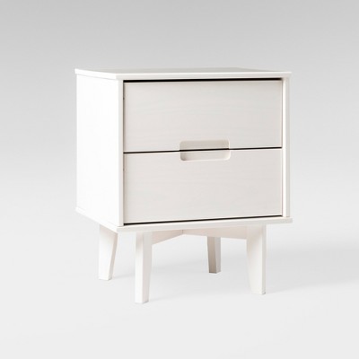 Mid-Century Modern Wood Nightstand - Saracina Home