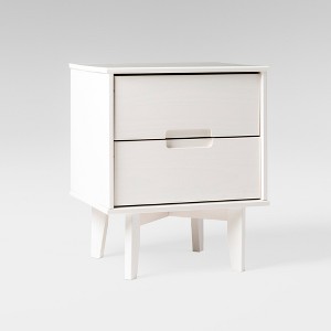 Mid-Century Modern Wood Nightstand - Saracina Home - 1 of 4