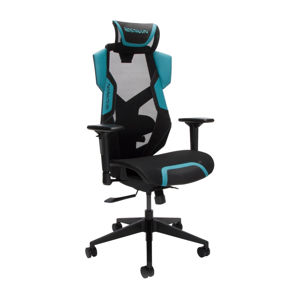 Photos - Computer Chair RESPAWN Flexx Mesh Gaming Chair with Lumbar Support and Adjustable Headres