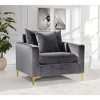 Meridian Furniture,Naomi Velvet Chair - 2 of 4