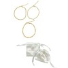 Adornia Tarnish Resistant 14k Gold Plated Curb Chain, Paper Clip Chain, and Figaro Chain Anklet Set - 3 of 3