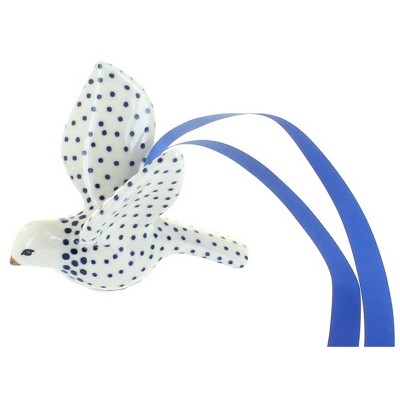 Blue Rose Polish Pottery K024 Manufaktura Dove Ornament