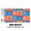 Peeps In Squares In Four Colors Automotive Bumper Sticker - 3 of 4
