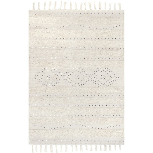 Tassel discount throw rug