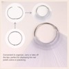 Saviland Pro Salon 150PC C-Curve Optical Display System - Clear Nail Swatches w/Rings for Polish Artistry Reference. (Size: 150 Count) - 3 of 4