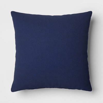 Jordan Manufacturing 18 x 18 Halsey Navy Knife Edge Square Outdoor Throw  Pillow 9950PK1-5899D - The Home Depot