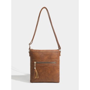 Generic Mini Crossbody Bags for Women, Small Purses for Women with Vegan Leather, Travel Over Shoulder Bag, Brown - 1 of 4