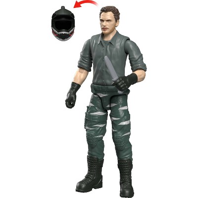 Детские фигурки Jurassic World Reimagined Motorcycle, Owen Grady & Raptors & Tools Retro Pack, Fallen Kingdom Toy — фото 2