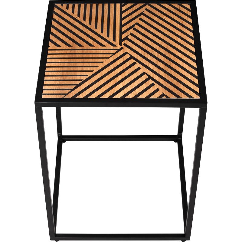 Julian Modern Side Table Black - Adore Decor, 5 of 8