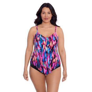 Swimsuits For All Women's Plus Size Puff Sleeve Underwire Bikini Top :  Target