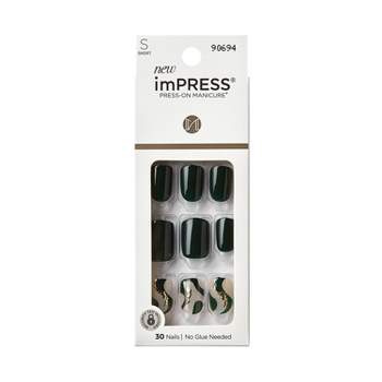 imPRESS Press-On Manicure Fake Nails - Time Lapse - 33ct