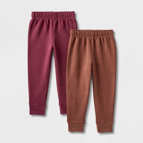 Burgundy jogger online set