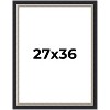 PosterPalooza | Embellished Black Picture Frame - UV Acrylic, Foam Board Backing, Hanging Hardware - 2 of 4
