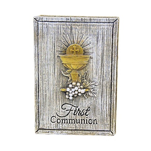 Joseph Studio 1.0 Inch Distressed Communion Box Chalise Cross Figurines ...