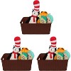 YBM Home Plastic Rattan Storage Box Basket Organizer for Bathroom, Pack of 3 - 3 of 4