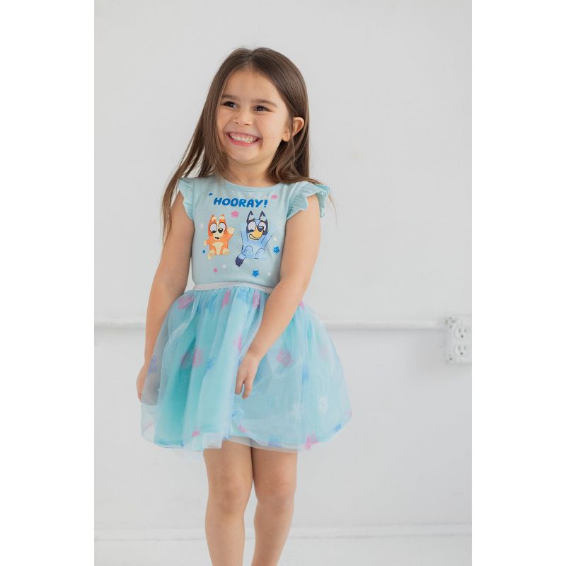 Bluey Bingo Bluey Girls Dress Toddler to Big Kid, 2 of 10