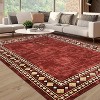 Regional carpet,geometric boundary carpet,modern minimalist office carpet in living room,bedroom - 3 of 4