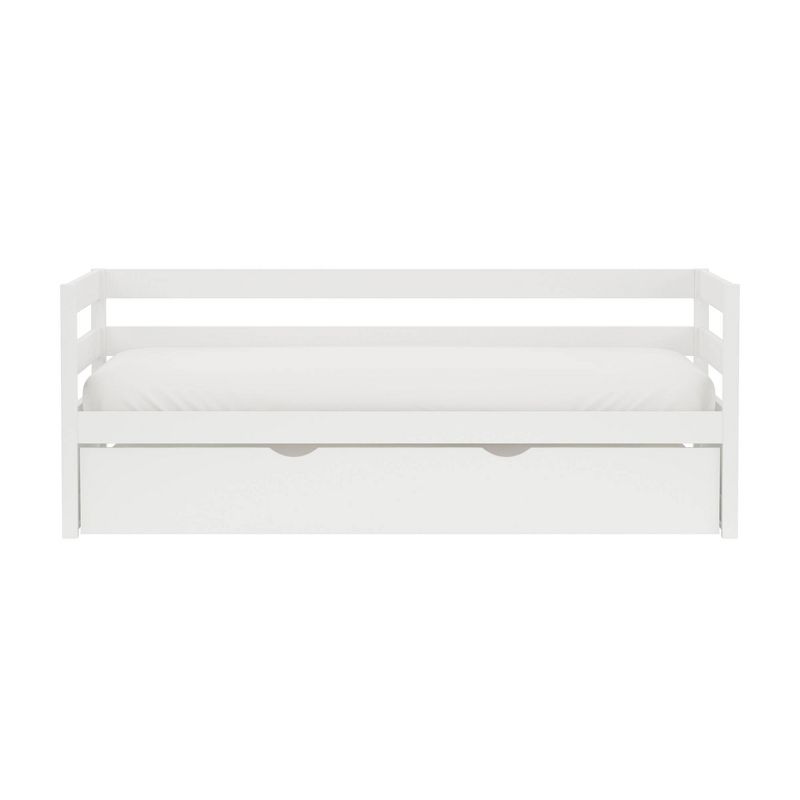 Twin Kids&#39; Caspian Daybed with Trundle White - Hillsdale Furniture, 4 of 14