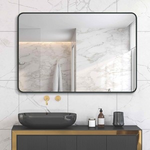 MAYEERTY Metal Framed Rectangular Bathroom Mirror for Wall - 1 of 4