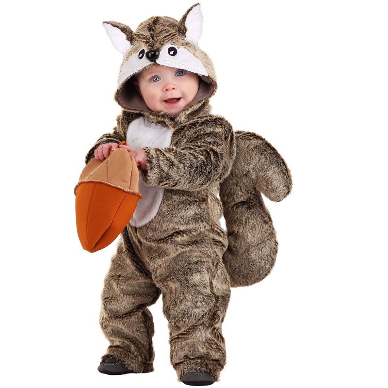 HalloweenCostumes.com Grey Squirrel Infant Costume, 2 of 5