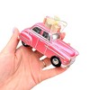 Nostalgic Pink Car Glass Christmas Ornament, Vintage Classic Tree Decor| OrnamentallyYou - 4 of 4