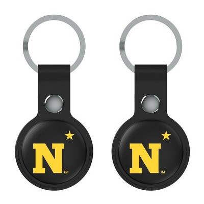 Keyscaper NCAA AAC Universities Insignia Black Airtag Holder 2-Pack