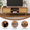 Belatt 55" TV Stand 120lbs Weight-Bearing Media Console with LED Light for Living Room/Bedroom - 4 of 4