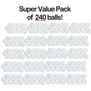 S&S Worldwide Puff Snow Ball, White, 4in, Pk240 - 1 of 3