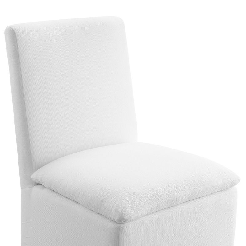24&#34; Marissa Stain Resistant Fabric Dining Chair White - Abbyson Living, 4 of 11