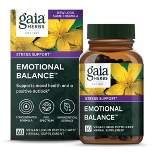 Gaia Herbs Emotional Balance - Stress Support Supplement to Help the Body Cope with Stress - 60 Vegan Liquid Phyto-Capsules