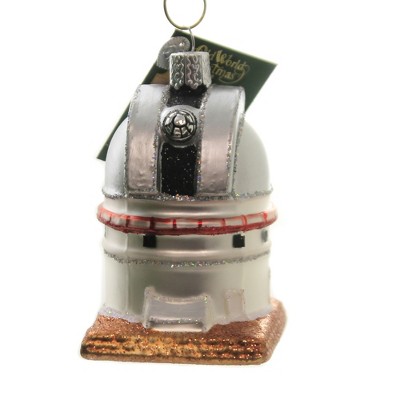 Old World Christmas 3.5" Observatory Ornament Astronomer Space Orbit  -  Tree Ornaments