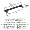 Amerock Faircrest Pull for Cabinets, Drawers, and Furniture - 4 of 4