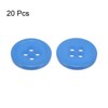 Unique Bargains Sewing Resin Round Flat 4-Hole Replacement Craft Buttons 20 Pcs - 3 of 4