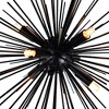 CWI Lighting Savannah 6 Light Chandelier With Black Finish - 3 of 4