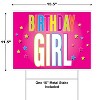 Beistle Plastic Birthday Girl Yard Sign, 11.5" x 15.5", (1/Pkg) Multicolored - 4 of 4