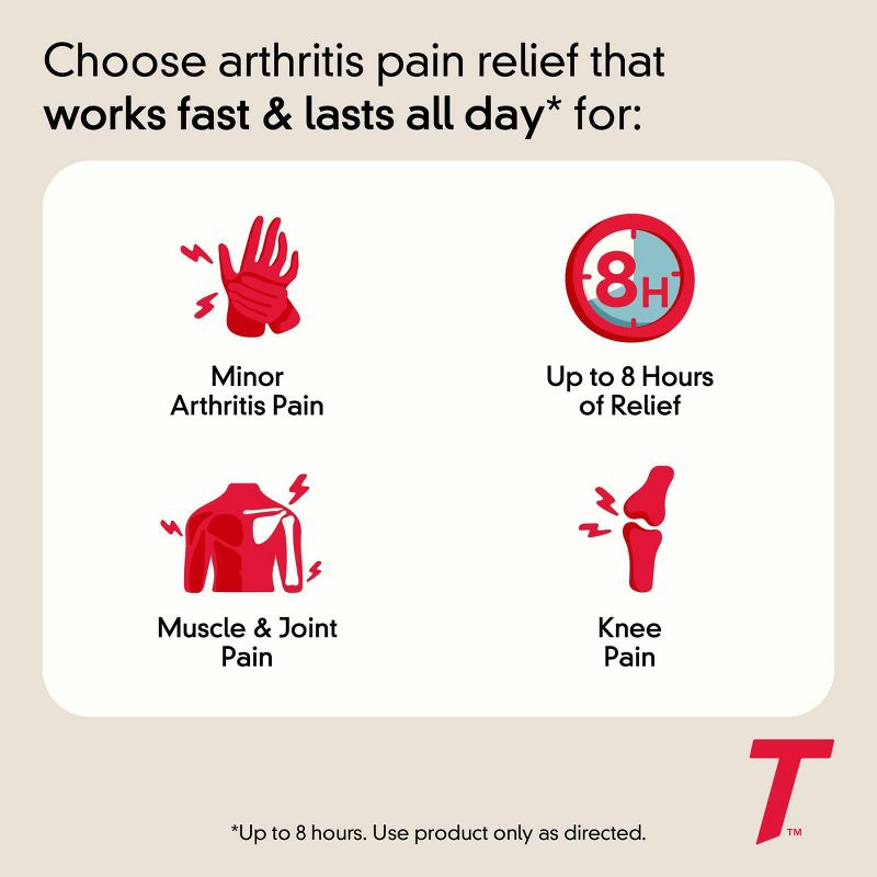 Tylenol 8 Hour Arthritis Pain Reliever Extended-Release Caplets - Acetaminophen, 5 of 17