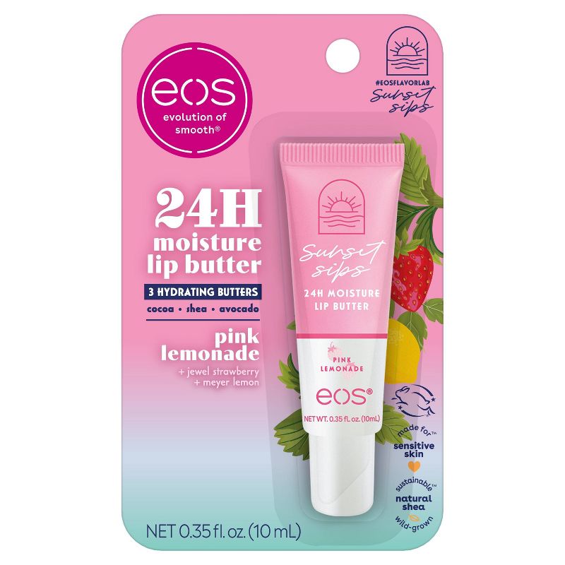 eos Lip Butter Tube - Pink Lemonade - 0.35 fl oz, 1 of 8