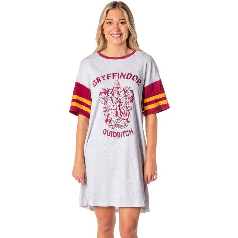 Love To Lounge Womens XS Night Shirt Long Grey Cotton Harry Potter