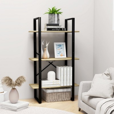 vidaXL Storage Shelf Sonoma Oak 23.6 in.x11.8 in.x41.3 in. Engineered Wood