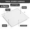 Hold N’ Storage - Hard plastic shelf liner for pull out shelf, fits same size pull out cabinet organizers -  Clear frosted shelf protector - 3 of 4